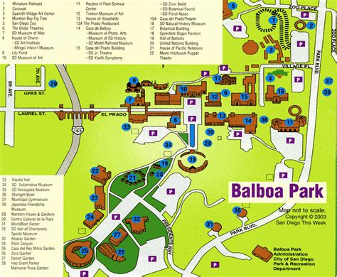 Balboa Park San Diego Map - Balboa Park San Diego • mappery