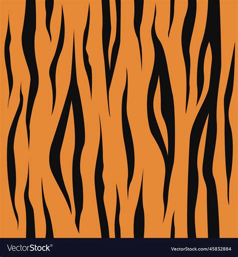 Tiger fur seamless pattern Royalty Free Vector Image