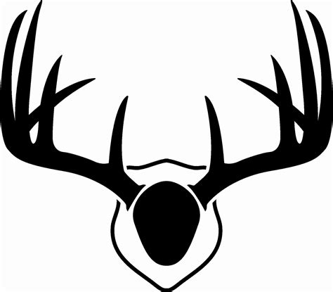 Free Deer Antler Silhouette at GetDrawings | Free download