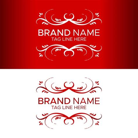 Premium Vector | Border logo design template