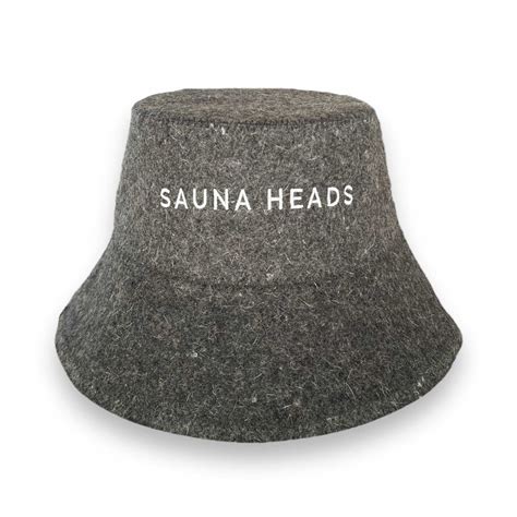 Sauna Hat - Grey – SAUNA HEADS