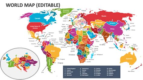 Printable World Map Continents PowerPoint Google Slides, 56% OFF