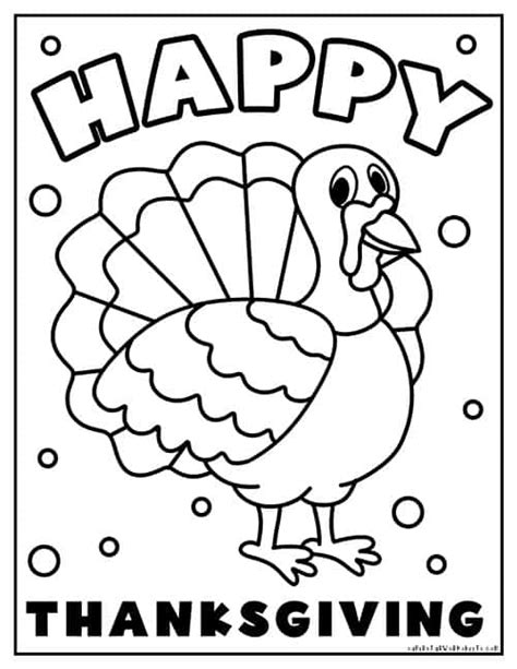 Thanksgiving Preschool Coloring Pages - Home Design Ideas