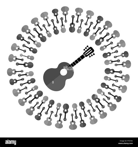 Acoustic Guitar Silhouette Stock Vector Image & Art - Alamy