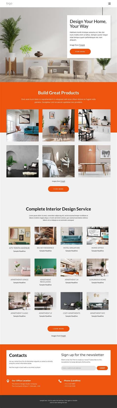 Interior Design Portfolio Template | Cabinets Matttroy