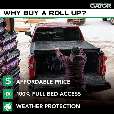 Buy Gator ETX Soft Roll Up Truck Bed Tonneau Cover | 137245 | Fits 2019 ...