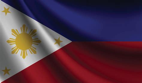 Philippines flag waving Background for patriotic and national design ...