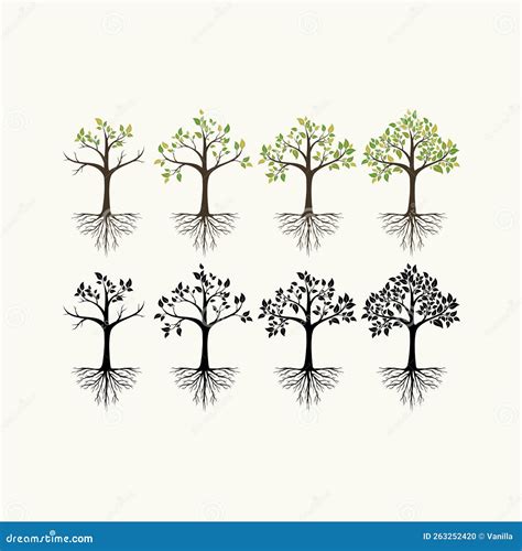 Tree logo vector stock vector. Illustration of design - 263252420