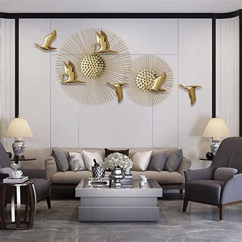 Grand Bird-inspired Metal Wall Art / Premium Wall Decor for Living Room ...