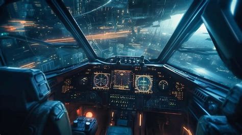 Premium Photo | A picture showing the cockpit of a fighter jet