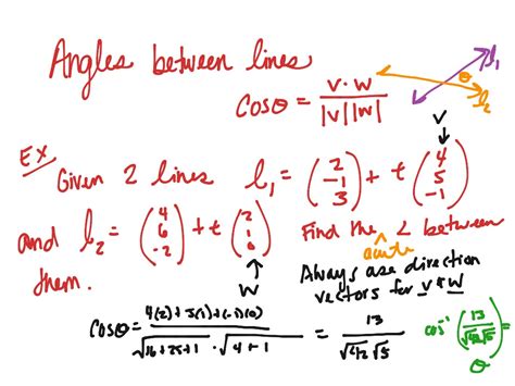 ShowMe - vector equation of a line