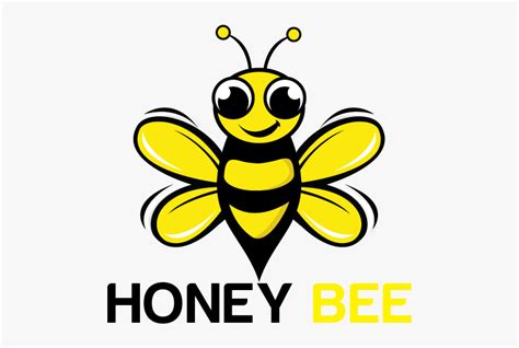 Honey Bee Mascot Character Vector Logo Design - Honeybee, HD Png ...