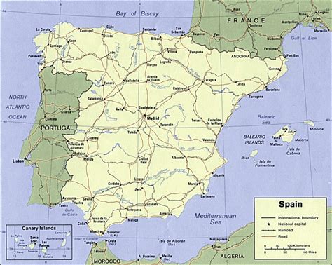 MADRID SPAIN MAP - Imsa Kolese