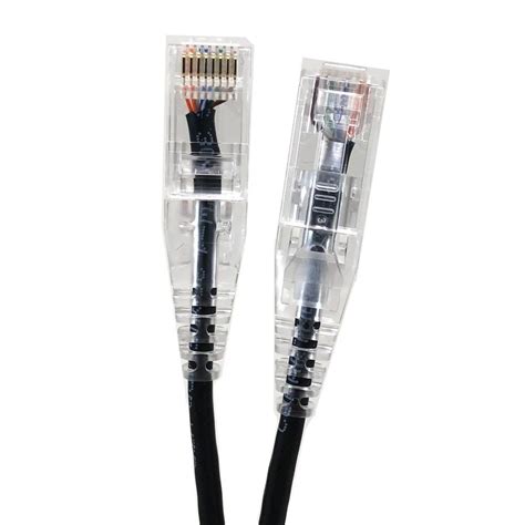 Micro Connectors, Inc 50 ft. 28AWG Ultra Slim CAT6 RJ45 Unshielded ...