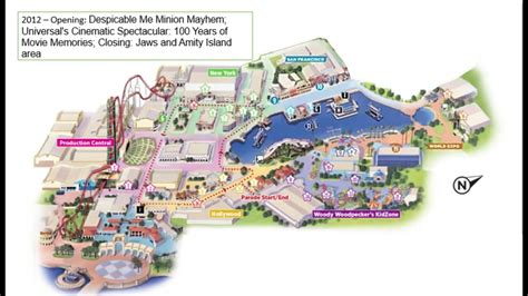 Universal Studios Harry Potter Map