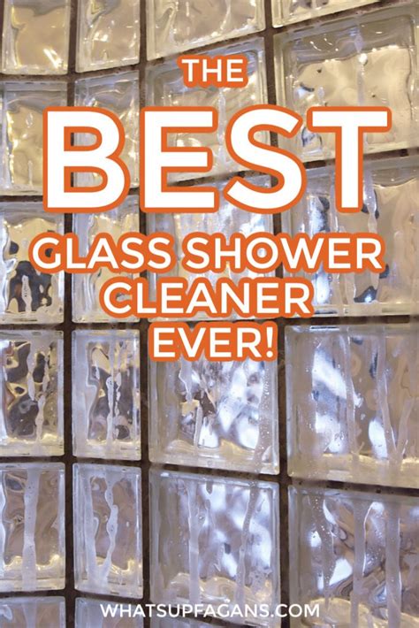 The Best Shower Glass Cleaner - BKF