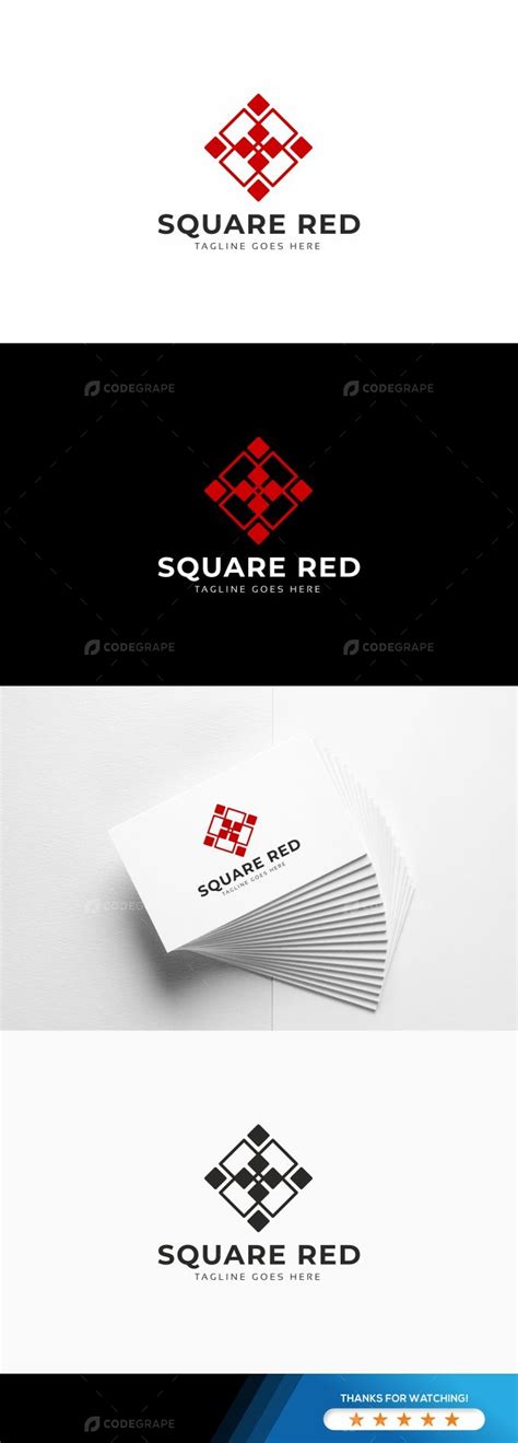 Square Red Logo - Prints | CodeGrape