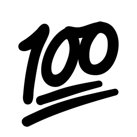 100 Emoji Symbol