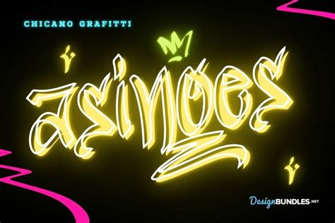 Asinges - Chicano Graffiti Font | Free Font Download