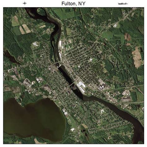 Aerial Photography Map of Fulton, NY New York