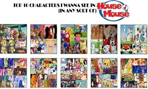 My top ten characters wanna see in House of Mouse by Arvin ...