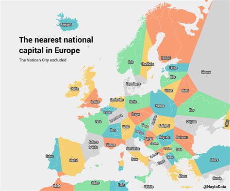 Europe Map Countries And Capitals