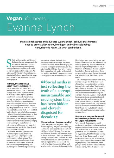 Evanna Lynch - Vegan Life Magazine (April 2021)-02 | GotCeleb