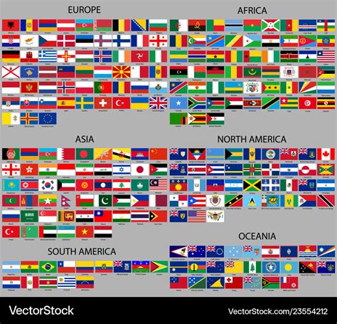 Different Flags Around The World