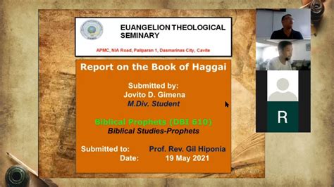 HAGGAI: REBUILDING THE TEMPLE | Haggai 1:4 & 15 | TRIBES Philippines ...