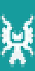 Minecraft White and Cyan Banner Minecraft Banner