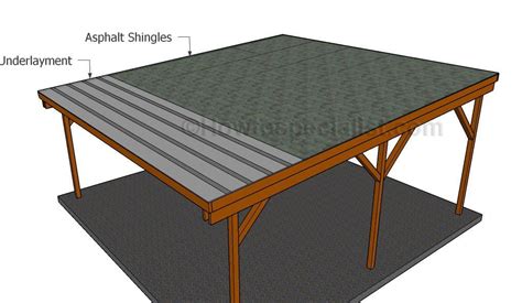 Flat roof double carport plans | PDF Download | Carport plans, Double ...