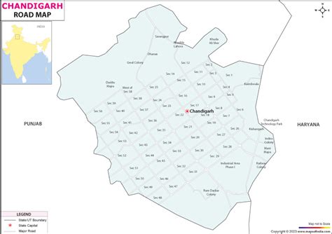 Road Map Of Chandigarh – Verjaardag Vrouw 2020