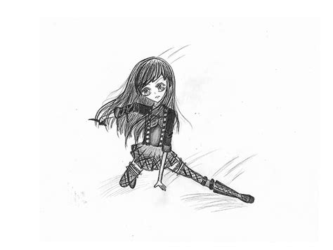 Anime Manga Girl In Fighting Pose Position Battle by dollhayden120 on ...