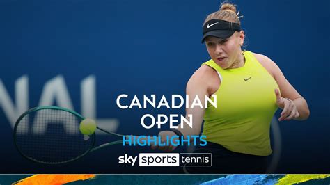 Amanda Anisimova vs Aryna Sabalenka | Candian Open tennis highlights ...