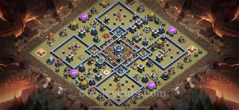 Best Anti 3 Stars War Base TH13 with Link, Anti Everything - Town Hall ...