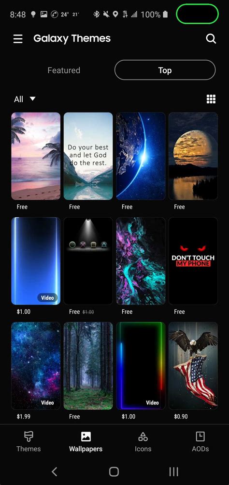 Samsung Galaxy Themes gets dark mode with v5.1 (APK Download)