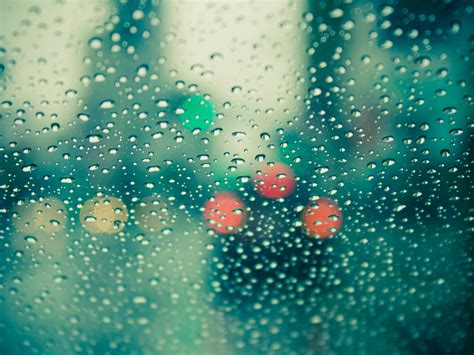 wallpaper: Rain Drops on Glass Wallpapers