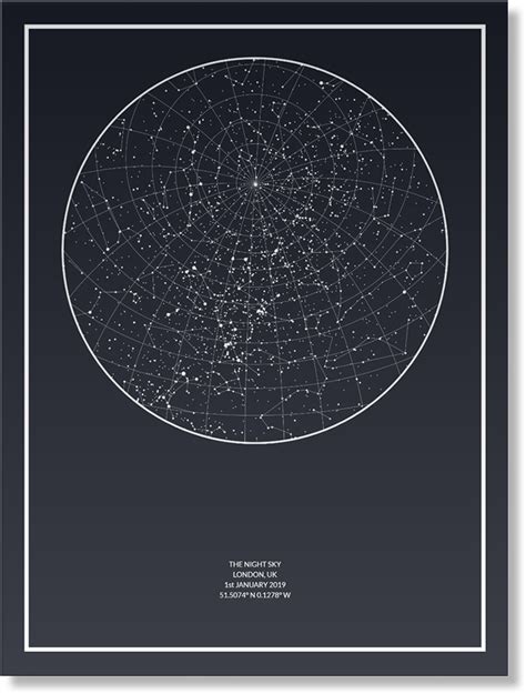 The Night Sky - Custom Star Maps