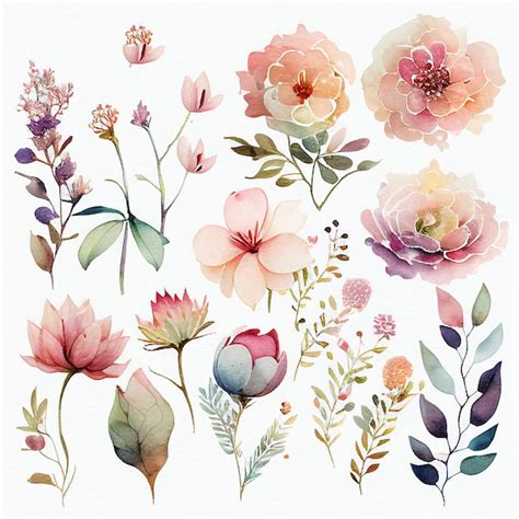 Pictures Of Watercolor Flowers | Best Flower Site