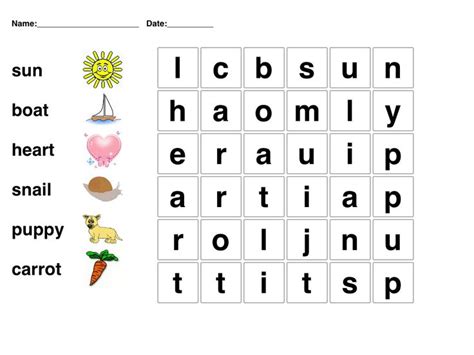 Printable Puzzle Games For Kids