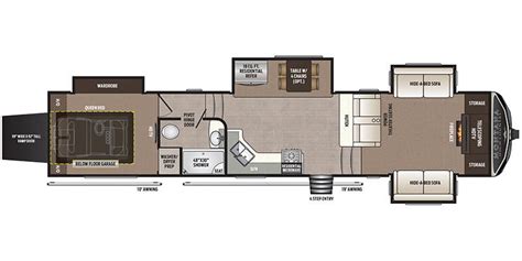 2019 Montana Fifth Wheel Floor Plans - floorplans.click