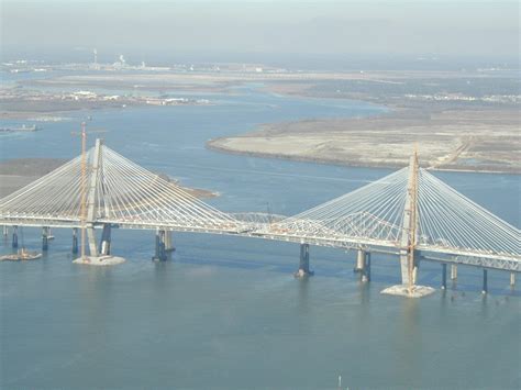 photo of a globe: cooper river bridge photo