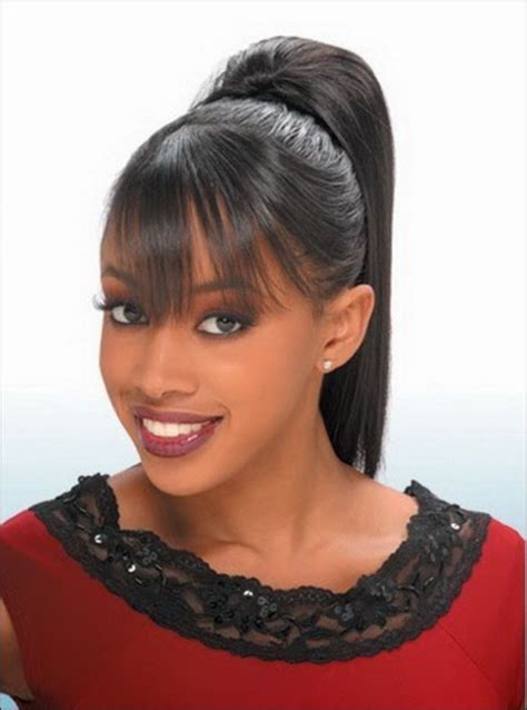 High Ponytail With Side Bangs: A Timeless And Versatile Hairstyle