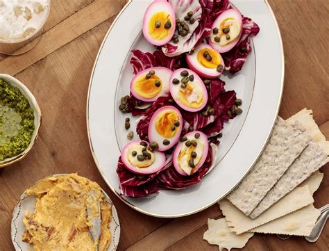 Beet-Pickled Deviled Eggs Recipe | goop