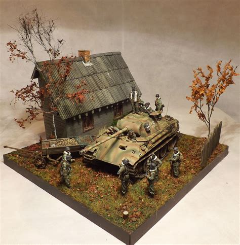 "Moving out" Lithuania November 1944. 1/35 scale diorama by Terence ...