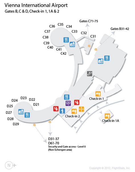 Vienna International Airport Terminal Map