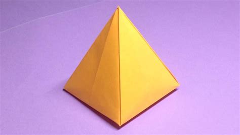 Origami Pyramid Simple Origami Easy Origami Simple | Images and Photos ...