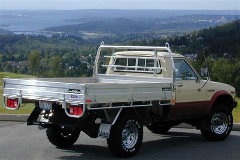 Toyota pickup aluminum flatbed