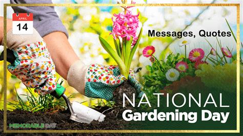 National Gardening Day Quotes, Messages, Funny Greetings » Memorableday.org