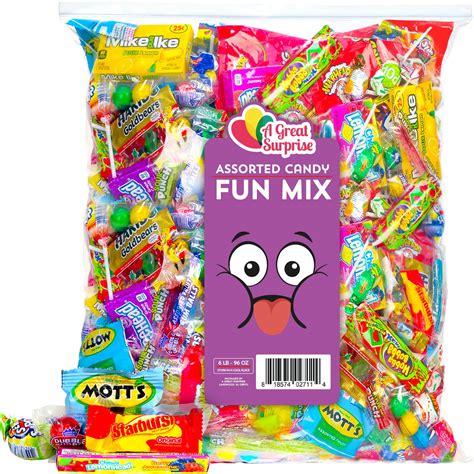 Buy Assorted Candy - Bulk Candies - 6 Pounds - Variety Party Mix ...